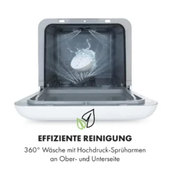 Aquatica Geschirrspüler Freistehend Installationsfrei 2 Gedecke 860W 5 Aquatica Geschirrspüler Freistehend Installationsfrei 2 Gedecke 860W -Deutschland Klarstein Verkaufs-Shop 10034126 de 0006 logo