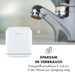 Aquatica Geschirrspüler Freistehend Installationsfrei 2 Gedecke 860W 7 Aquatica Geschirrspüler Freistehend Installationsfrei 2 Gedecke 860W -Deutschland Klarstein Verkaufs-Shop 10034126 de 0008 logo