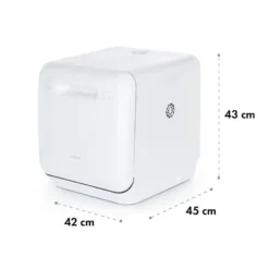 Aquatica Geschirrspüler Freistehend Installationsfrei 2 Gedecke 860W 9 Aquatica Geschirrspüler Freistehend Installationsfrei 2 Gedecke 860W -Deutschland Klarstein Verkaufs-Shop 10034126 yy 0010 logo Klarstein Aquatica Geschirrspueler weiss