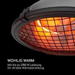 Blackpool Heat Infrarot-Heizstrahler IP44 2100W Fernbedienung -Deutschland Klarstein Verkaufs-Shop 10034127 de 0004 logo