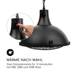 Blackpool Heat Infrarot-Heizstrahler IP44 2100W Fernbedienung -Deutschland Klarstein Verkaufs-Shop 10034127 de 0007 logo