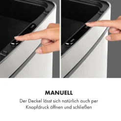 Touchless Müllsammler Sensor 72L 4 Behälter ABS PP Edelstahl Gebürstet -Deutschland Klarstein Verkaufs-Shop 10034128 de 0008 logo