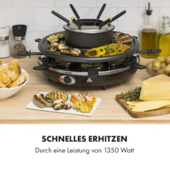 Fonduelette Raclette Und Fondue 1350W 1 Liter 38 Cm Ø Für 8 Personen -Deutschland Klarstein Verkaufs-Shop 10034138 de 0005 logo