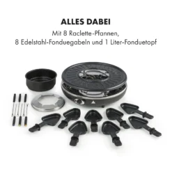 Fonduelette Raclette Und Fondue 1350W 1 Liter 38 Cm Ø Für 8 Personen -Deutschland Klarstein Verkaufs-Shop 10034138 de 0006 logo
