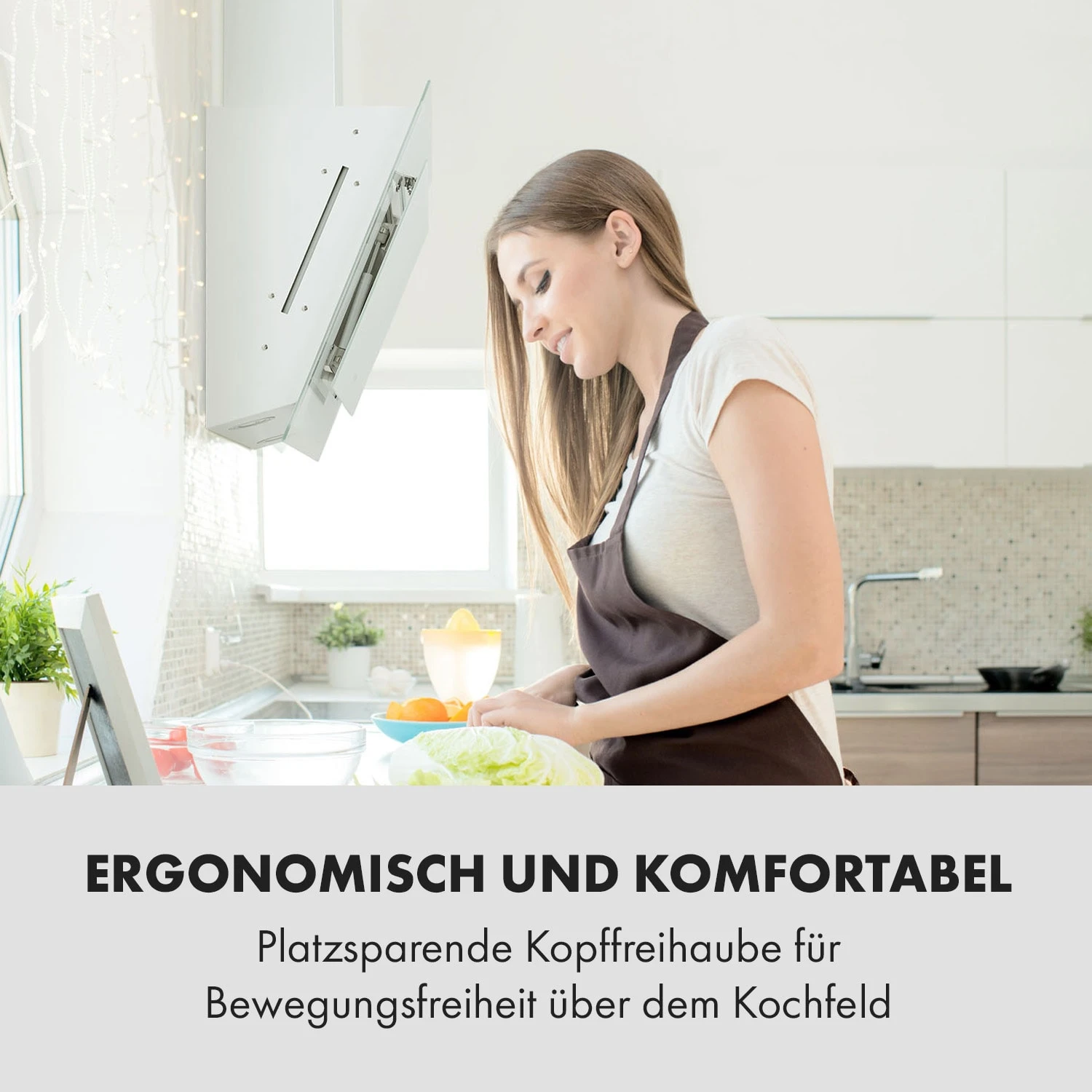 Mirage 60 Dunstabzugshaube 550 m³/h Touch-Panel Ambient EEC A++ weiß Mirage 60 Dunstabzugshaube 550 M³/h Touch-Panel Ambient EEC A++ Weiß -Deutschland Klarstein Verkaufs-Shop 10034151 de 0007 logo