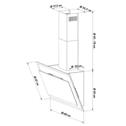 Mirage 60 Dunstabzugshaube 550 M³/h Touch-Panel Ambient EEC A++ Weiß 9 Mirage 60 Dunstabzugshaube 550 M³/h Touch-Panel Ambient EEC A++ Weiß -Deutschland Klarstein Verkaufs-Shop 10034151 yy 0010 logo Klarstein Mirage 60 Dunstabzugshaube 60cm weiss