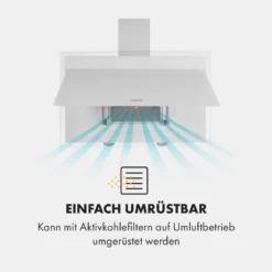 Mirage 90 Dunstabzugshaube 550 M³/h Touch-Panel Ambient EEC A++ Weiß -Deutschland Klarstein Verkaufs-Shop 10034152 de 0006 logo