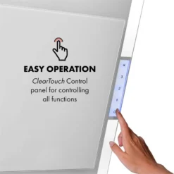 Mirage 90 Dunstabzugshaube 550 M³/h Touch-Panel Ambient EEC A++ Weiß -Deutschland Klarstein Verkaufs-Shop 10034152 yy 0009 logo Klarstein Mirage 90 Dunstabzugshaube 90cm weiss