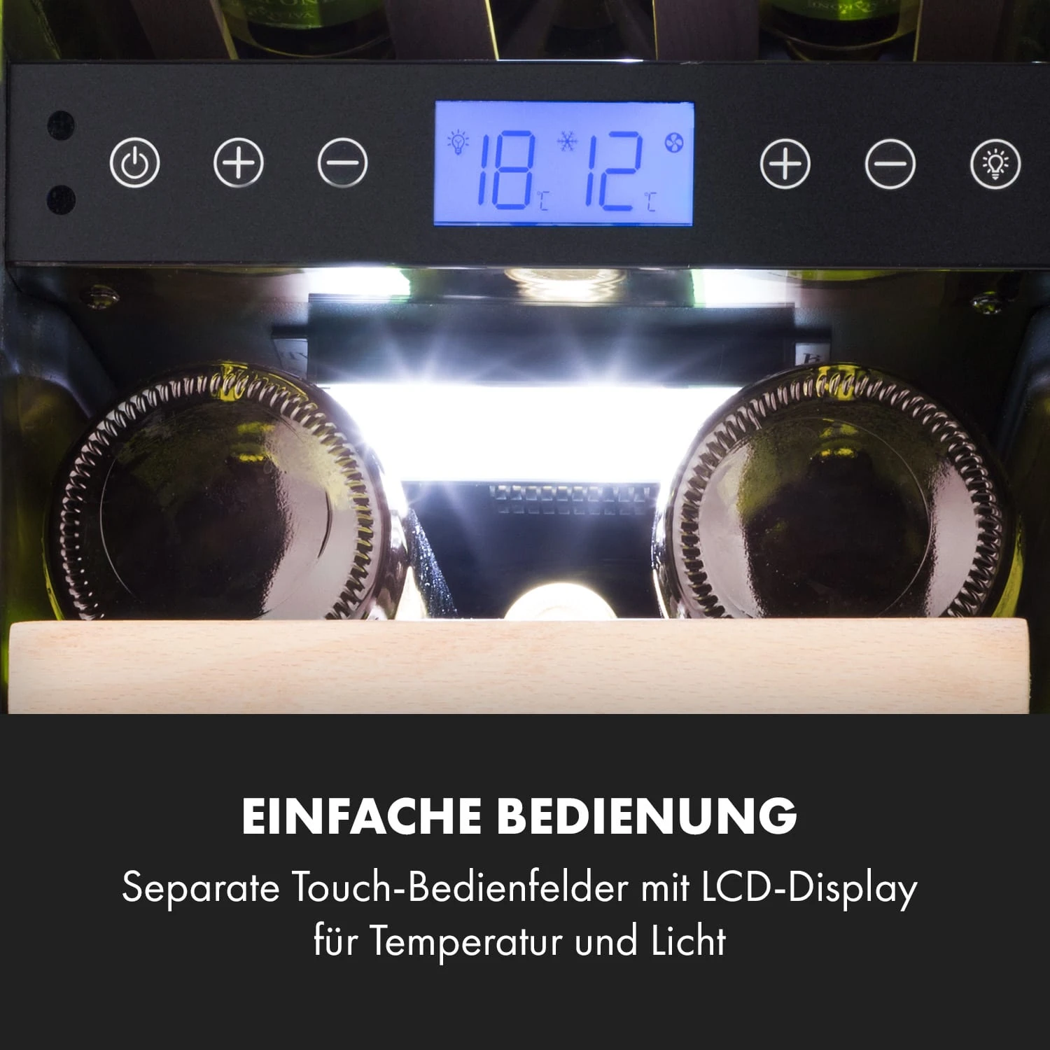 Vinovilla 17 Built-In Duo Weinkühlschrank 53l 17 Fl. 2 Zonen Glastür Vinovilla 17 Built-In Duo Weinkühlschrank 53l 17 Fl. 2 Zonen Glastür -Deutschland Klarstein Verkaufs-Shop 10034154 de 0004 logo