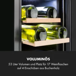 Vinovilla 17 Built-In Duo Weinkühlschrank 53l 17 Fl. 2 Zonen Glastür 4 Vinovilla 17 Built-In Duo Weinkühlschrank 53l 17 Fl. 2 Zonen Glastür -Deutschland Klarstein Verkaufs-Shop 10034154 de 0005 logo