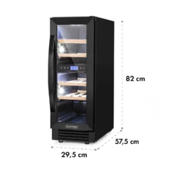 Vinovilla 17 Built-In Duo Weinkühlschrank 53l 17 Fl. 2 Zonen Glastür 7 Vinovilla 17 Built-In Duo Weinkühlschrank 53l 17 Fl. 2 Zonen Glastür -Deutschland Klarstein Verkaufs-Shop 10034154 yy 0008 logo