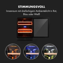 Vinovilla 43 Built-In Duo Onyx Weinkühlschrank 129l 43 Fl. 2 Zonen -Deutschland Klarstein Verkaufs-Shop 10034155 de 0003 logo