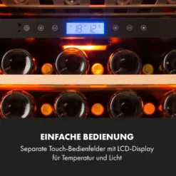 Vinovilla 43 Built-In Duo Onyx Weinkühlschrank 129l 43 Fl. 2 Zonen -Deutschland Klarstein Verkaufs-Shop 10034155 de 0004 logo