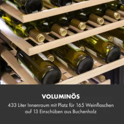 Vinovilla Grande 165 Built-in Uno Onyx Weinkühlschrank 433 Ltr 165 Fl. -Deutschland Klarstein Verkaufs-Shop 10034156 de 0005 logo