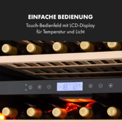 Vinovilla Grande 162 Built-in Duo Onyx Weinkühlschrank 425 Ltr 162 Fl. -Deutschland Klarstein Verkaufs-Shop 10034157 de 0006 logo