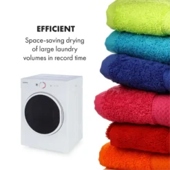 Jet Set Mini-Wäschetrockner Ablufttrockner 1020W EEK C 3kg 50cm Weiß -Deutschland Klarstein Verkaufs-Shop 10034158 yy 0005 logo Klarstein Jet Set Waeschetrockner weiss