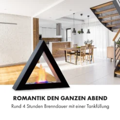 Phantasma Gizeh Ethanol-Kamin Rauchfrei Edelstahl-Brenner 600ml 4h -Deutschland Klarstein Verkaufs-Shop 10034159 de 0004 logo