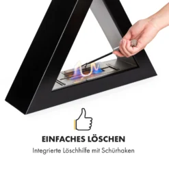 Phantasma Gizeh Ethanol-Kamin Rauchfrei Edelstahl-Brenner 600ml 4h -Deutschland Klarstein Verkaufs-Shop 10034159 de 0005 logo