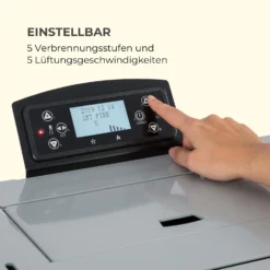 Energiewende Pelletofen 5/10 KW 5 Stufen Timer 18kg 250m³ Fernbedienung Grau -Deutschland Klarstein Verkaufs-Shop 10034181 de 0007 logo