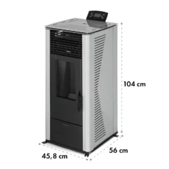 Energiewende Pelletofen 5/10 KW 5 Stufen Timer 18kg 250m³ Fernbedienung Grau -Deutschland Klarstein Verkaufs-Shop 10034181 yy 0009 logo