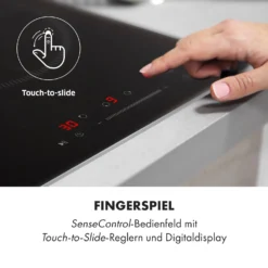 Delicatessa 3 Induktionskochfeld 3 Zonen 5800W Glaskeramik Schwarz -Deutschland Klarstein Verkaufs-Shop 10034193 de 0005 logo