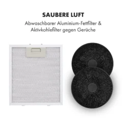 Tron Ambience Inselabzugshaube Ø38cm Umluft 540m³/h LED Schwarz -Deutschland Klarstein Verkaufs-Shop 10034213 de 0005 logo