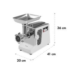 Kraftprotz Elektrischer Fleischwolf 700 W Kupfermotor Edelstahl -Deutschland Klarstein Verkaufs-Shop 10034215 yy 0008 logo Klarstein Kraftprotz elektrischer Fleischwolf weiss