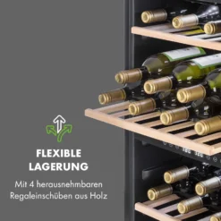 Vinamour 45 DuoWeinkühlschrank 2 Zonen 118 Ltr / 45 Fl 5-18 °C -Deutschland Klarstein Verkaufs-Shop 10034216 de 0008 logo