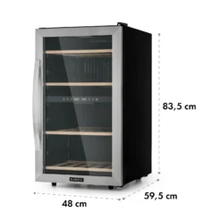 Vinamour 45 DuoWeinkühlschrank 2 Zonen 118 Ltr / 45 Fl 5-18 °C -Deutschland Klarstein Verkaufs-Shop 10034216 yy 0009 logo