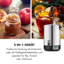 KonfiStar 40 Digital Einkocher Getränkespender 2500W 40L 100°C 180min -Deutschland Klarstein Verkaufs-Shop 10034239 de 0007 logo