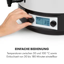 KonfiStar 50 Digital Einkocher Getränkespender 2500W 50L 100°C 180min -Deutschland Klarstein Verkaufs-Shop 10034240 de 0004 logo