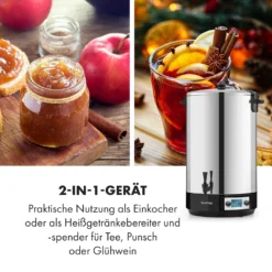 KonfiStar 50 Digital Einkocher Getränkespender 2500W 50L 100°C 180min -Deutschland Klarstein Verkaufs-Shop 10034240 de 0007 logo