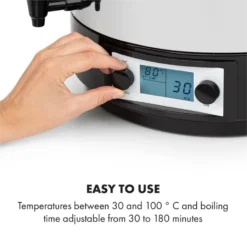 KonfiStar 60 Digital Einkocher Getränkespender 2500W 60L 100°C 180min -Deutschland Klarstein Verkaufs-Shop 10034241 yy 0004 logo Digital Food Preserver 60L