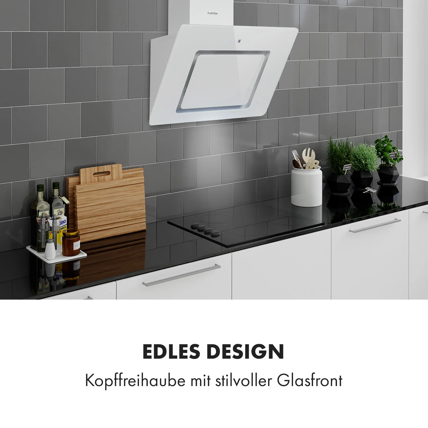 Sofia 60 Dunstabzugshaube kopffrei 300 m³/h Touch-Control Glasfront Sofia 60 Dunstabzugshaube Kopffrei 300 M³/h Touch-Control Glasfront -Deutschland Klarstein Verkaufs-Shop 10034259 de 0002 logo
