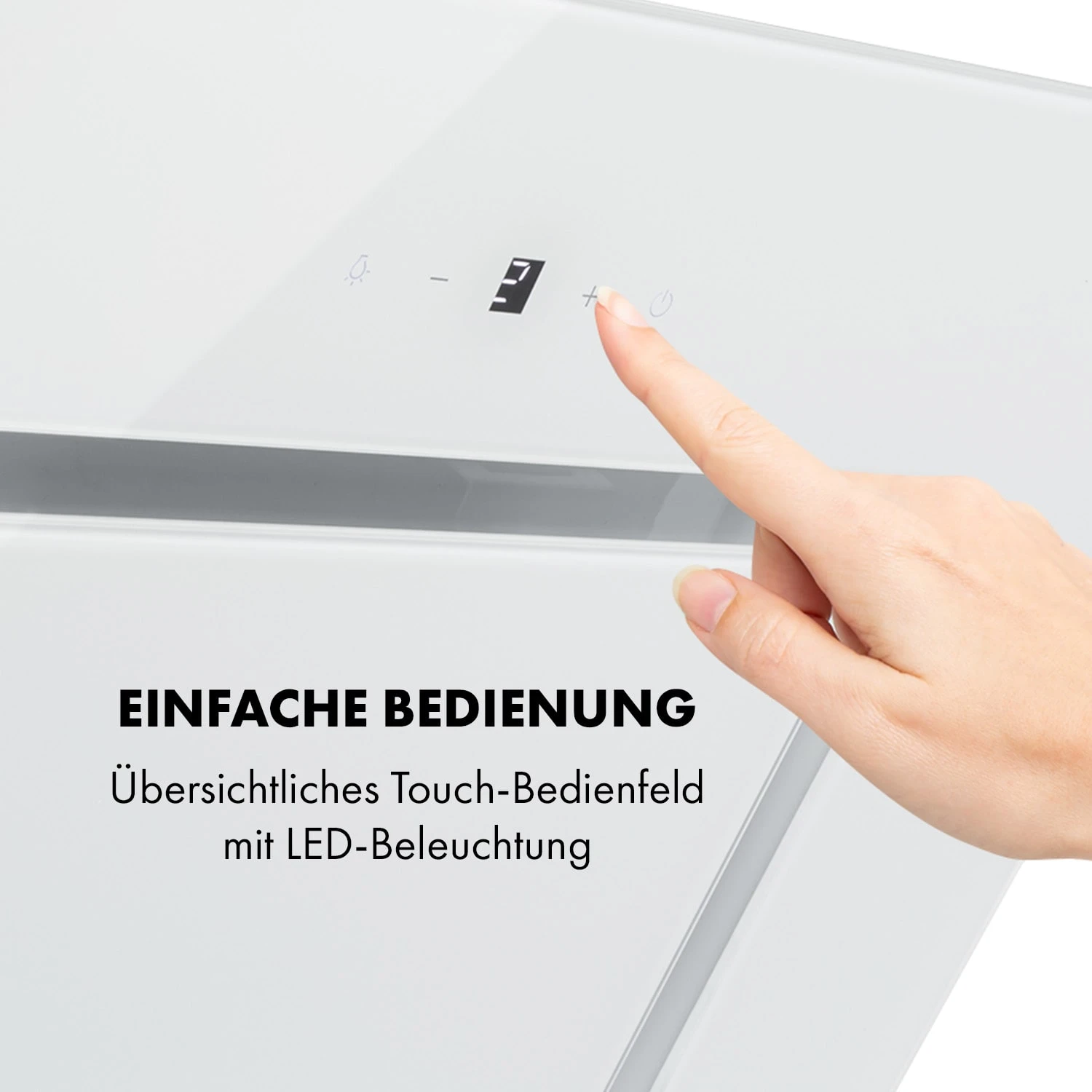 Sofia 60 Dunstabzugshaube kopffrei 300 m³/h Touch-Control Glasfront Sofia 60 Dunstabzugshaube Kopffrei 300 M³/h Touch-Control Glasfront -Deutschland Klarstein Verkaufs-Shop 10034259 de 0004 logo