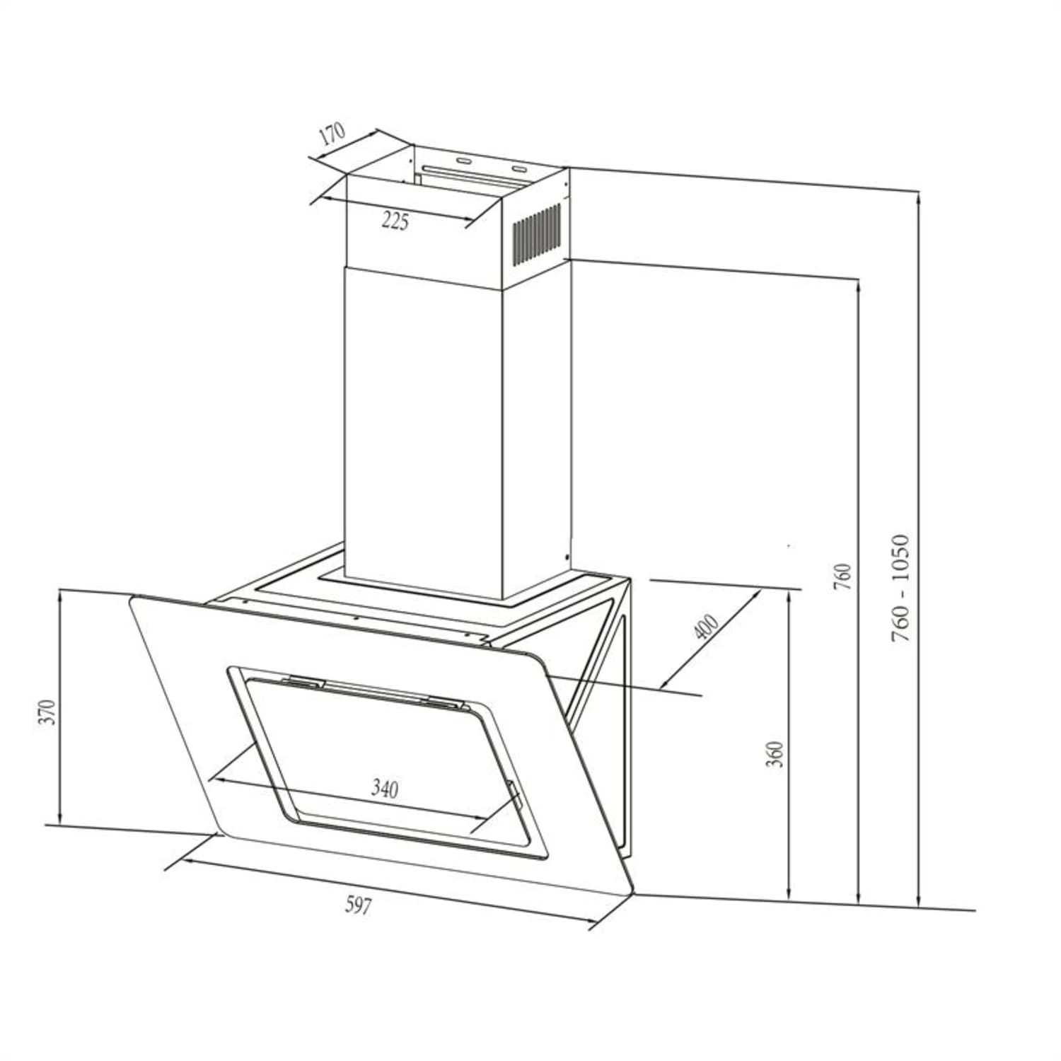 Sofia 60 Dunstabzugshaube kopffrei 300 m³/h Touch-Control Glasfront Sofia 60 Dunstabzugshaube Kopffrei 300 M³/h Touch-Control Glasfront -Deutschland Klarstein Verkaufs-Shop 10034259 yy 0010 logo Klarstein Sofia 60 Dunstabzugshaube 60cm weiss
