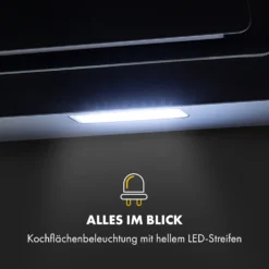 Sofia 90 Dunstabzugshaube Kopffrei 300 M³/h Touch-Control Glasfront -Deutschland Klarstein Verkaufs-Shop 10034260 de 0005 logo