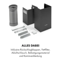 Sofia 90 Dunstabzugshaube Kopffrei 300 M³/h Touch-Control Glasfront -Deutschland Klarstein Verkaufs-Shop 10034260 de 0008 logo