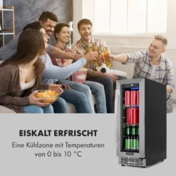Beerlager 56 Getränkekühlschrank 56l 20 Fl. Glastür Touch-Bedienfeld Edelstah -Deutschland Klarstein Verkaufs-Shop 10034269 de 0003 logo
