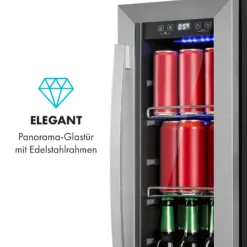 Beerlager 56 Getränkekühlschrank 56l 20 Fl. Glastür Touch-Bedienfeld Edelstah -Deutschland Klarstein Verkaufs-Shop 10034269 de 0006 logo