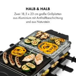 Sirloin Raclette 1500W Aluminium / Stein 8 Personen Kontroll-LED -Deutschland Klarstein Verkaufs-Shop 10034275 de 0004 logo