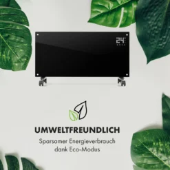 Bornholm Smart Konvektions-Heizgerät | 2000 W | SmartHeat Design: WiFi-Verbindung | LED-Display | 24-h-Timer | 2 Heizstufen: 1000 / 2000 W | IP24: Spritzwassergeschützt | Fernbedienung | Standgerät -Deutschland Klarstein Verkaufs-Shop 10034391 de 0007 logo