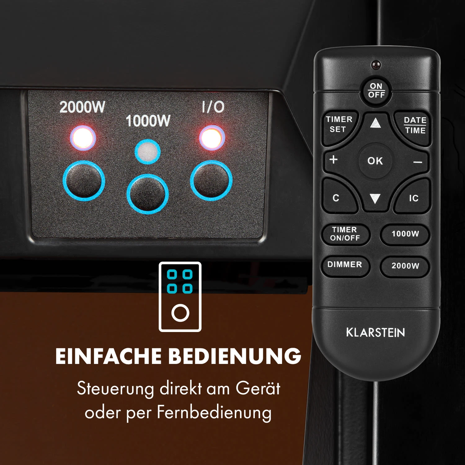 Verbier Elektrischer Kamin Elektrokamin 1000 / 2000 W LED-InstaFire Thermostat Timer Überhitzungsschutz Verbier Elektrischer Kamin Elektrokamin 1000 / 2000 W LED-InstaFire Thermostat Timer Überhitzungsschutz -Deutschland Klarstein Verkaufs-Shop 10034396 de 0003 logo