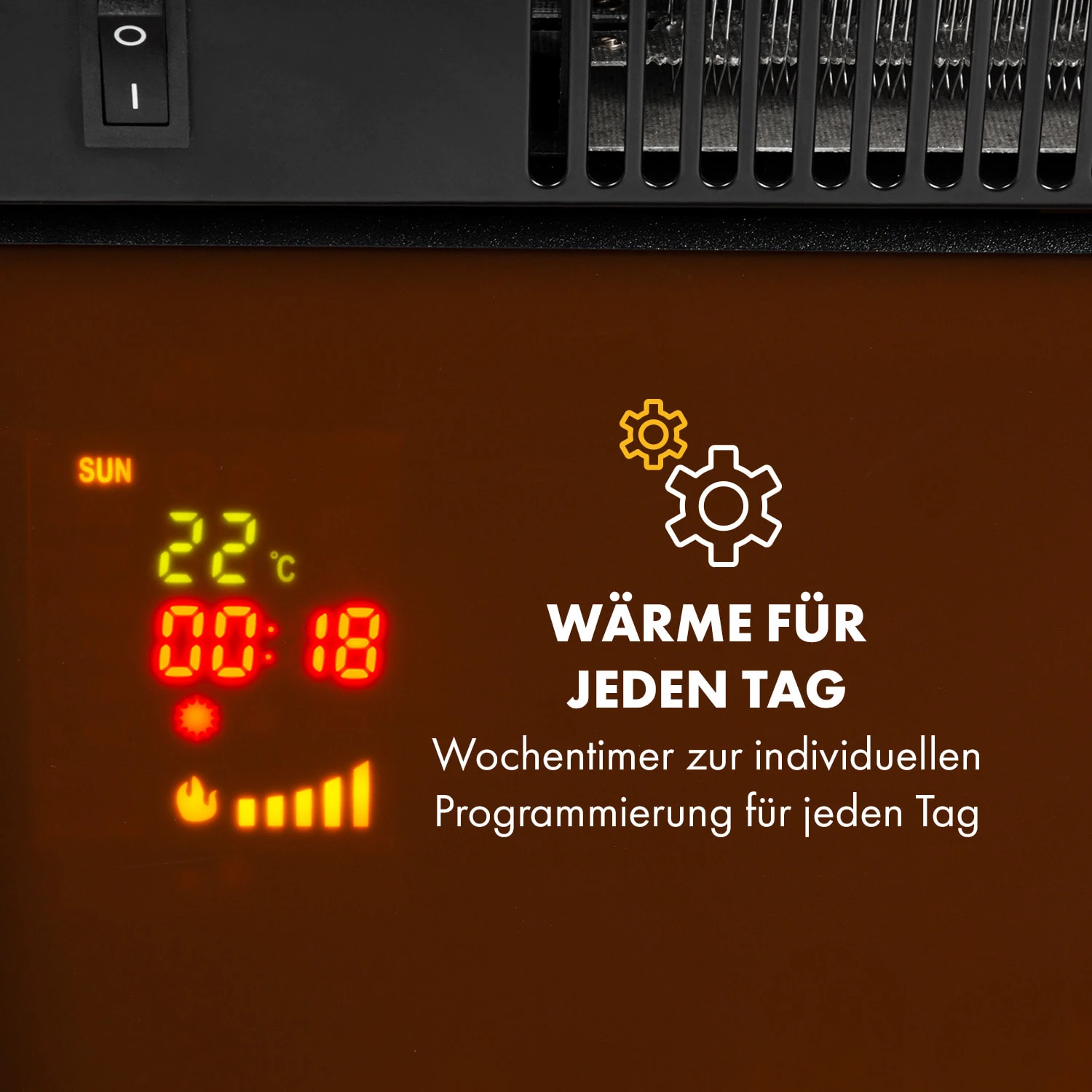 Verbier Elektrischer Kamin Elektrokamin 1000 / 2000 W LED-InstaFire Thermostat Timer Überhitzungsschutz Verbier Elektrischer Kamin Elektrokamin 1000 / 2000 W LED-InstaFire Thermostat Timer Überhitzungsschutz -Deutschland Klarstein Verkaufs-Shop 10034396 de 0004 logo