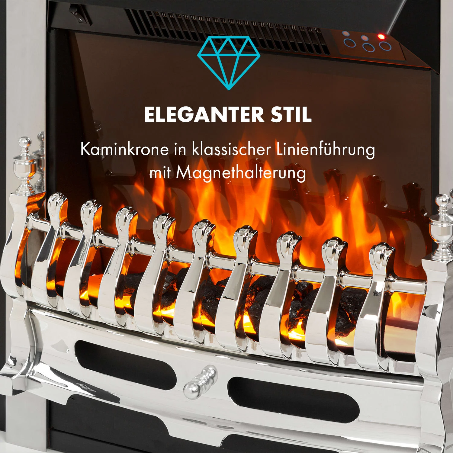 Verbier Elektrischer Kamin Elektrokamin 1000 / 2000 W LED-InstaFire Thermostat Timer Überhitzungsschutz Verbier Elektrischer Kamin Elektrokamin 1000 / 2000 W LED-InstaFire Thermostat Timer Überhitzungsschutz -Deutschland Klarstein Verkaufs-Shop 10034396 de 0006 logo