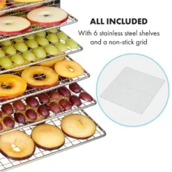 Flavour Dry Dörrautomat Temperatur: 35 - 75 °C Digitaler Thermostat -Deutschland Klarstein Verkaufs-Shop 10034423 yy 0005 logo Klarstein Flavour Dry Doerrautomat schwarz