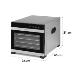 Flavour Dry Dörrautomat Temperatur: 35 - 75 °C Digitaler Thermostat -Deutschland Klarstein Verkaufs-Shop 10034423 yy 0008 logo Klarstein Flavour Dry Doerrautomat schwarz