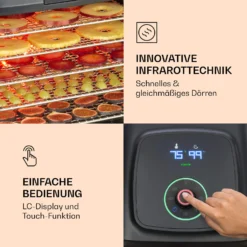 Florida Jerky Dörrautomat Infrarot 500W 4 Programme 35 Bis 75 °C 2 Florida Jerky Dörrautomat Infrarot 500W 4 Programme 35 Bis 75 °C -Deutschland Klarstein Verkaufs-Shop 10034430 de 0003 logo