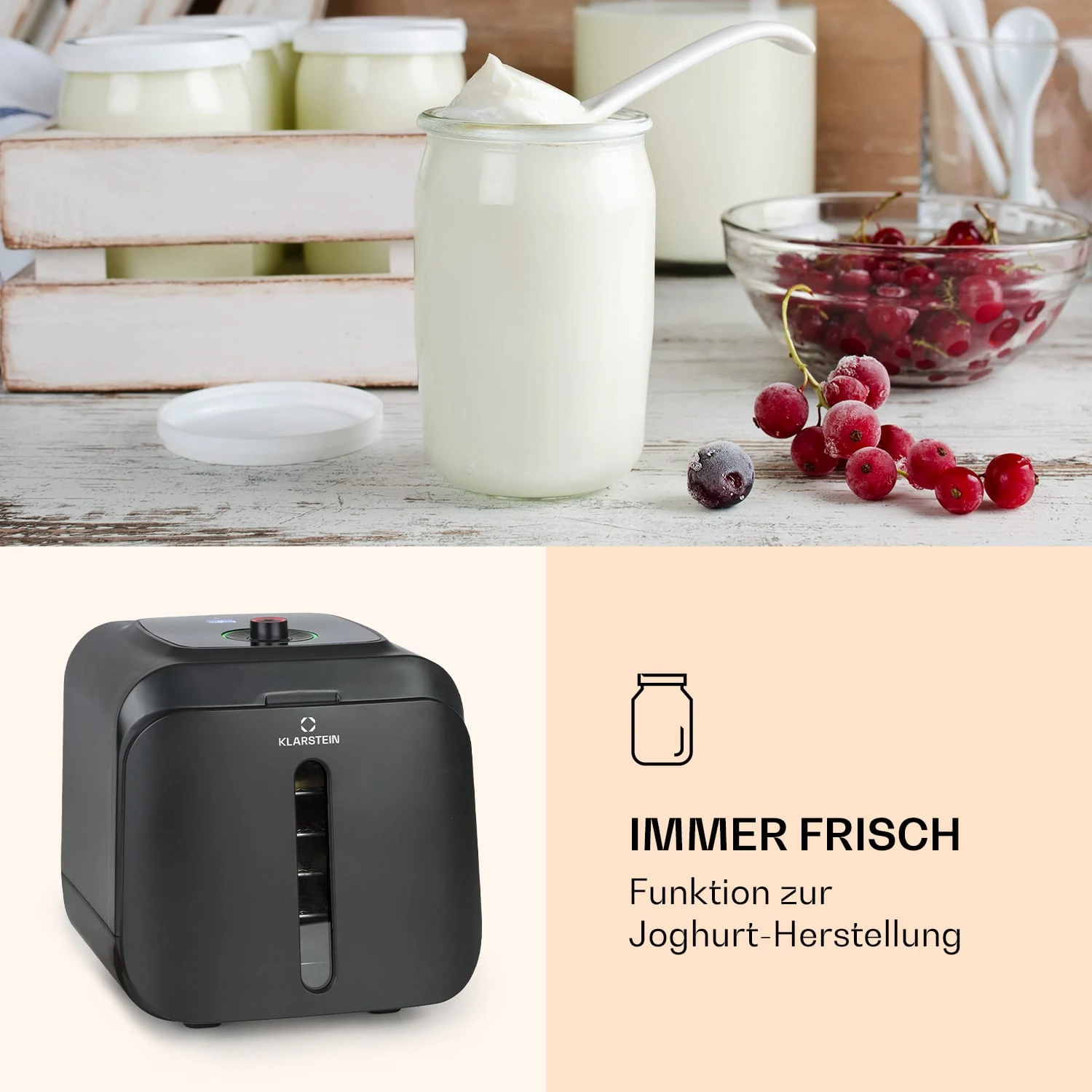 Florida Jerky Dörrautomat Infrarot 500W 4 Programme 35 bis 75 °C Florida Jerky Dörrautomat Infrarot 500W 4 Programme 35 Bis 75 °C -Deutschland Klarstein Verkaufs-Shop 10034430 de 0005 logo