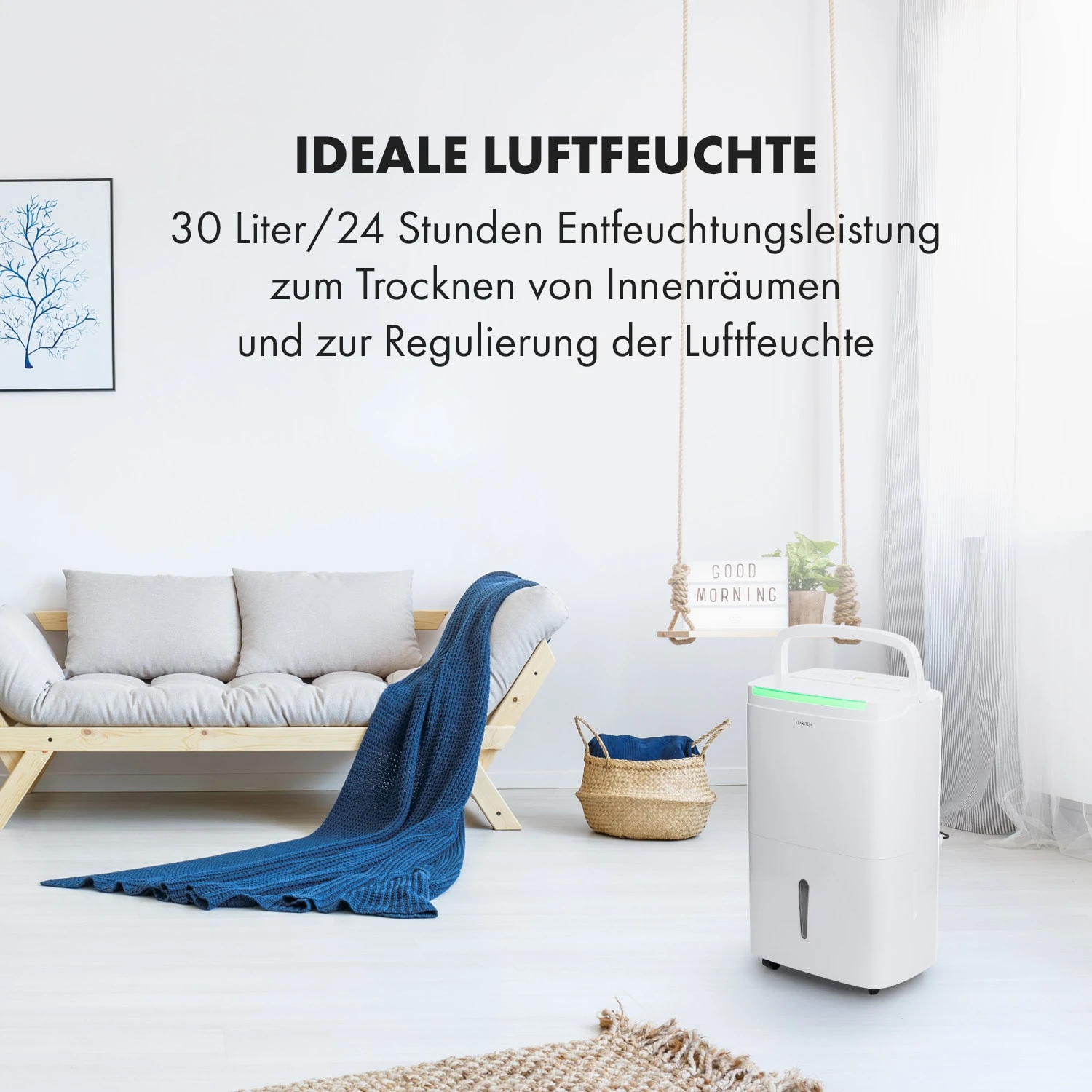 DryFy Connect 30 Luftentfeuchter WiFi Kompression 30l/d 25-30m² DryFy Connect 30 Luftentfeuchter WiFi Kompression 30l/d 25-30m² -Deutschland Klarstein Verkaufs-Shop 10034433 de 0002 logo